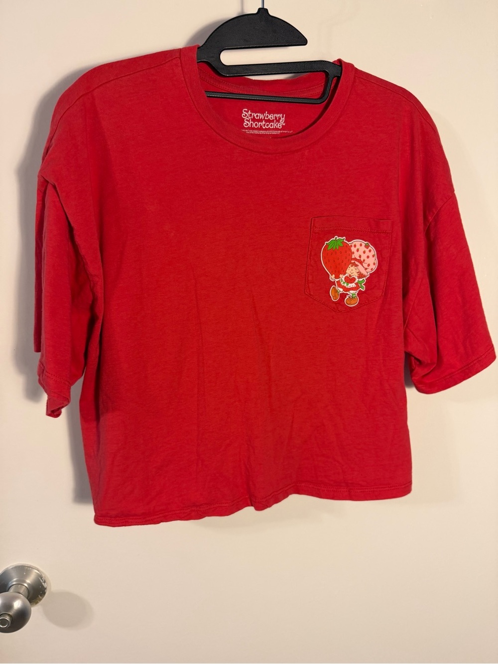 Strawberry shortcake cropped Tee Medium